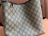 Gucci Classic GG Canvas Tote Bag Diagonal Cross Tote Bag Size: 25x25x15.5 CM