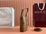 Gucci New Extra Large Half Horseclip Bucket Bag Shoulder Bag Size: 18.5x20x8.5CM