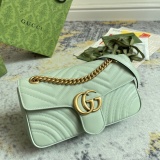 Gucci Classic GG Chain Shoulder Bag Crossbody Bag Size: 26x15x7 CM