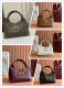 Gucci New Fashion Spliced Underarm Bag Handbag Size: 27.5x21x16 CM