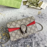 Gucci New Enamel Tiger Head Clash Flip Chain Bag Crossbody Bag Size: 16.5x10x4.5CM