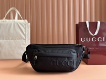 Gucci Classic Embossed Logo Nylon Shoulder Bag Size: 35x15x10 CM