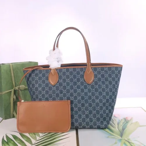 Gucci New Double sided Classic Logo Tote Bag Shopping Bag Size: 30.5x28x27 CM