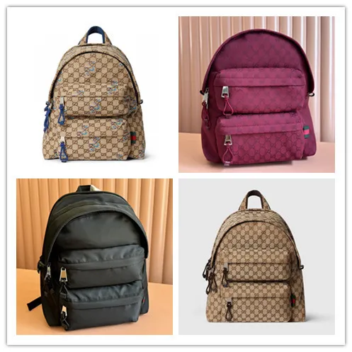 Gucci New Classic Canvas Backpack Shoulder Bag Size: 36.5x40x23 CM