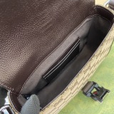 Gucci Classic Stripe Logo Printed Cross Shoulder Bag Size: 20x14x6.5CM
