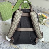 Gucci Classic Logo Printed Canvas Collar Backpack Size: 28x40x15CM