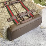 Gucci Cat Printed Canvas Collar Backpack Size: 34x42x16 CM