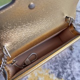 Gucci New Enamel Tiger Head Clash Flip Chain Bag Crossbody Bag Size: 16.5x10x4.5CM