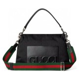 Gucci Web Classic GG Printed Flip Shoulder Handbag Diagonal Cross Bag Size: 36x28x12CM