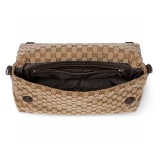 Gucci Web Classic GG Printed Flip Shoulder Handbag Diagonal Cross Bag Size: 36x28x12CM
