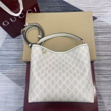 Gucci Classic GG Canvas Tote Bag Diagonal Cross Tote Bag Size: 25x25x15.5 CM