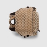 Gucci New Classic Canvas Backpack Shoulder Bag Size: 36.5x40x23 CM