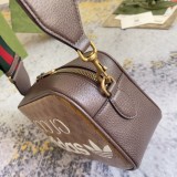 Gucci x Adidas Logo Printed Camera Bag Crossbody Bag Size: 25x16x9.5 CM