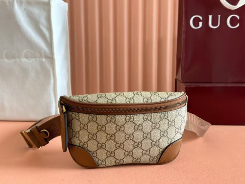 Gucci Classic Couple GG Canvas Collar Waist Bag Size: 23x13x5.5 CM