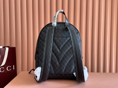 Gucci Classic Emblem Logo Printed Backpack Size: 31x41x18 CM