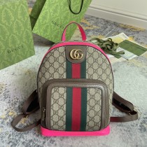 Gucci Women's Classic Logo Canvas Collar Backpack Shoulder Bag Size: 22x29x15 CM