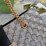 Gucci Padlock Honey Printed Chain Tote Bag Shopping Bag Size: 35x23x14CM