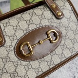 Gucci Retro Horseneck Buckle Shoulder Bag Diagonal Cross Handbag Size: 23x16x12CM