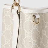 Gucci Classic GG Printed Bucket Bag Shoulder Handbag Size: 19x18x11CM