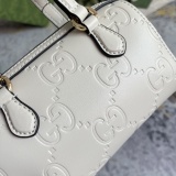 Gucci Classic Embossed GG Shoulder Cross Bag Handbag Size: 16x11x9CM