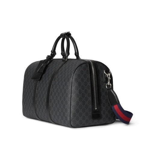 Gucci Classic Striped Canvas Bag Travel Bag Size: 45x30x24.5CM