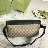 Gucci Classic Versatile Logo Canvas Cross Chest Bag Waist Bag Size: 33x18x8CM