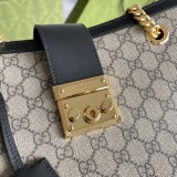 Gucci Padlock Honey Printed Chain Tote Bag Shopping Bag Size: 35x23x14CM
