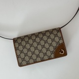 Gucci New Couple Classic Logo Flip Shoulder Bag Size: 20x12.5x5CM
