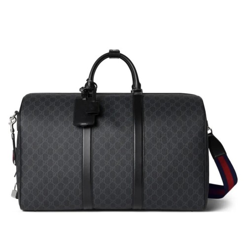 Gucci Classic Striped Canvas Bag Travel Bag Size: 52x33x28CM