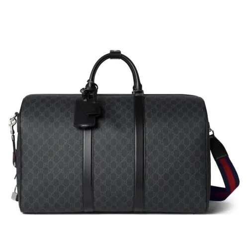 Gucci Classic Striped Canvas Bag Travel Bag Size: 52x33x28CM