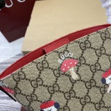 Gucci Classic Dog Printed Canvas Bucket Bag Handbag Size: 18.5x16.5x7.5CM