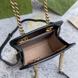 Gucci Marmont Logo Sewing Leather Tote Bag Handbag Crossbody Bag Size: 16x19x7CM