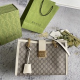 Gucci Padlock Honey Printed Chain Tote Bag Shopping Bag Size: 35x23x14CM