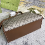 Gucci Classic Vintage Logo Tote Bag Diagonal Cross Tote Bag Size: 31x26.6x14CM