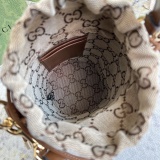 Gucci Classic Bucket Bag Single Shoulder Crossbody Bag Drawstring Size: 11.5x23x8CM