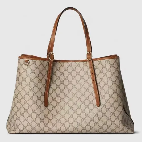 Gucci Classic GG Printed Tote Bag Shopping Bag Shoulder Bag Size: 45.5x30x16CM