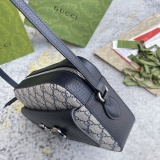 Gucci Classic Horseclip Retro Camera Bag Diagonal Shoulder Bag Size: 22.5x17x6.5CM