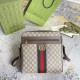 Gucci Classic Striped Knitted Postman Bag Single Shoulder Crossbody Bag