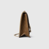 Gucci New Tiger Head Buckle Lacquer Flip Shoulder Bag Size: 42x28x12CM