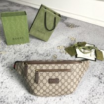 Gucci New Logo Printed Striped Ribbon Cross Chest Bag Waist Bag Size: 28x18x8CM