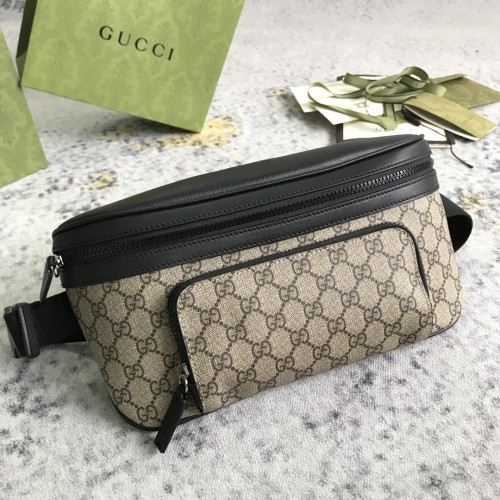 Gucci Classic Versatile Logo Canvas Cross Chest Bag Waist Bag Size: 33x18x8CM