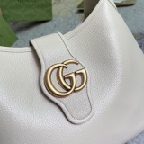 Gucci Aphrodite Gold Retro Double G Half Moon Bag Hand Underarm Bag Size: 39x38x2CM