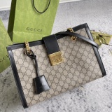 Gucci Padlock Honey Printed Chain Tote Bag Shopping Bag Size: 35x23x14CM