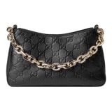 Gucci Classic Embossed Logo Chain Underarm Bag Handbag Size: 29x17x10CM