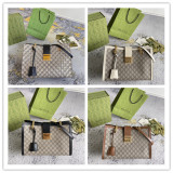 Gucci Padlock Honey Printed Chain Tote Bag Shopping Bag Size: 35x23x14CM