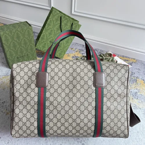 Gucci New Couple Classic Full GG Shoulder Bag Travel Bag Size: 45.5x29x27CM