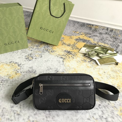 Gucci Eco Series Logo Printed Nylon Chest Bag Waist Bag Size: 24x14x5.5CM