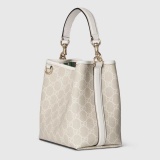 Gucci Classic GG Printed Bucket Bag Shoulder Handbag Size: 19x18x11CM