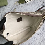 Gucci New Logo Printed Striped Ribbon Cross Chest Bag Waist Bag Size: 28x18x8CM