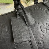 Gucci Classic Embossed Logo Handbag Travel Bag Size: 45x29x25CM